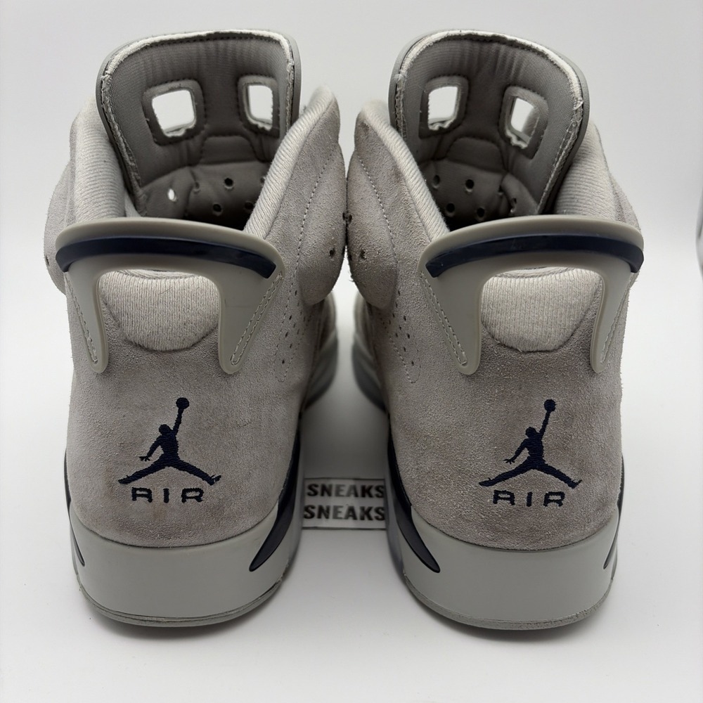 Jordan 6 Retro Georgetown Mens Size 11 Gray Magnet Navy CT8529-012 2022 Mid Top - Picture 6 of 8
